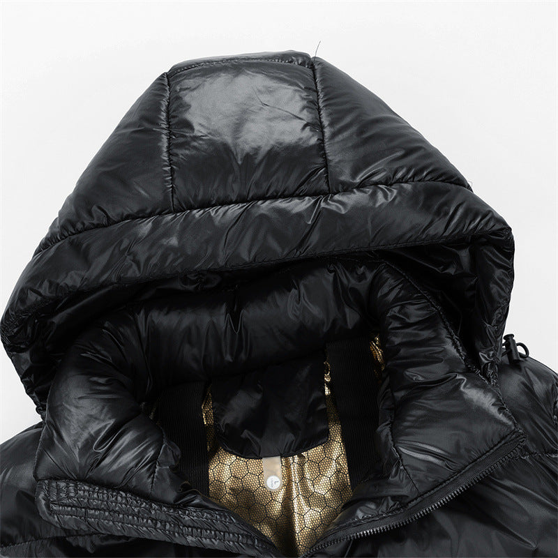 Men's Long Padded Functional Parka with Hood Mune Fashion