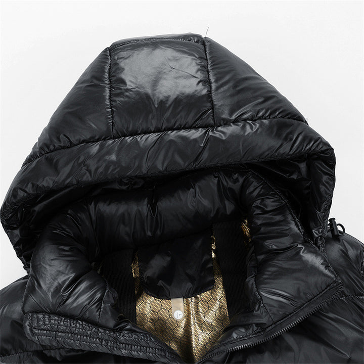 Men's Long Padded Functional Parka with Hood Mune Fashion