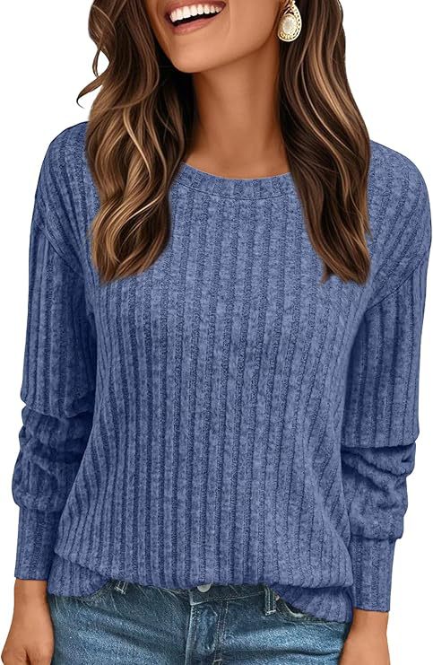 Women's Structured Ribbed Sweatshirt with Chenille Look and Relaxed Fit Mune Fashion