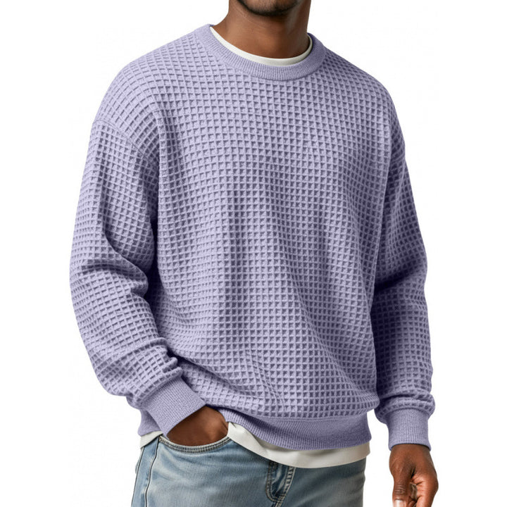 Men's Urban Pullover with Waffle Structure Mune Fashion