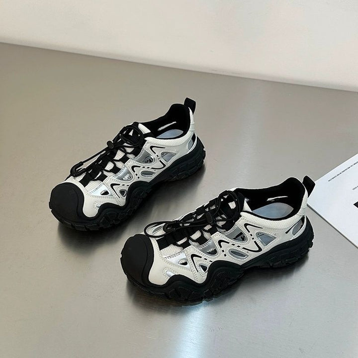 Women's Sporty Sneakers with Breathable Mesh Upper and Non-Slip Sole Mune Fashion