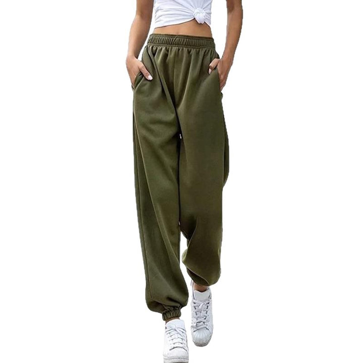 Women's cozy lounge jogging suit set with oversized hoodie and elastic high-waist jogging pants Mune Fashion