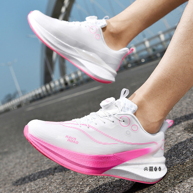 Unisex Performance Running Shoes with Twist Closure, Multi-layer Rebound Midsole and Stable TPU Heel Support Mune Fashion