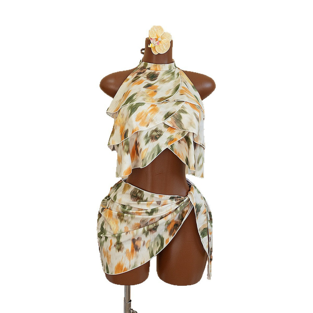 Women's Wrap Top with Asymmetrical Cut Mune Fashion
