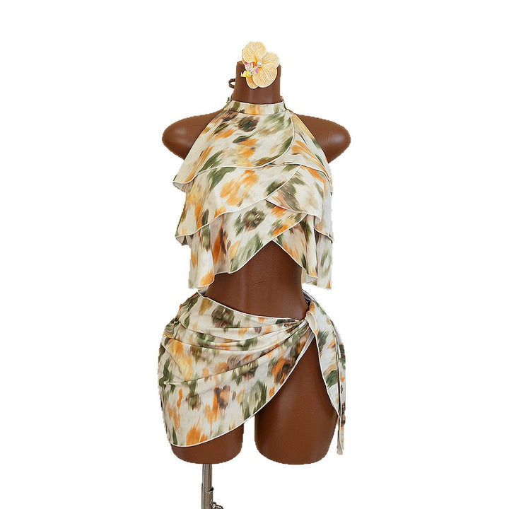 Women's Wrap Top with Asymmetrical Cut Mune Fashion