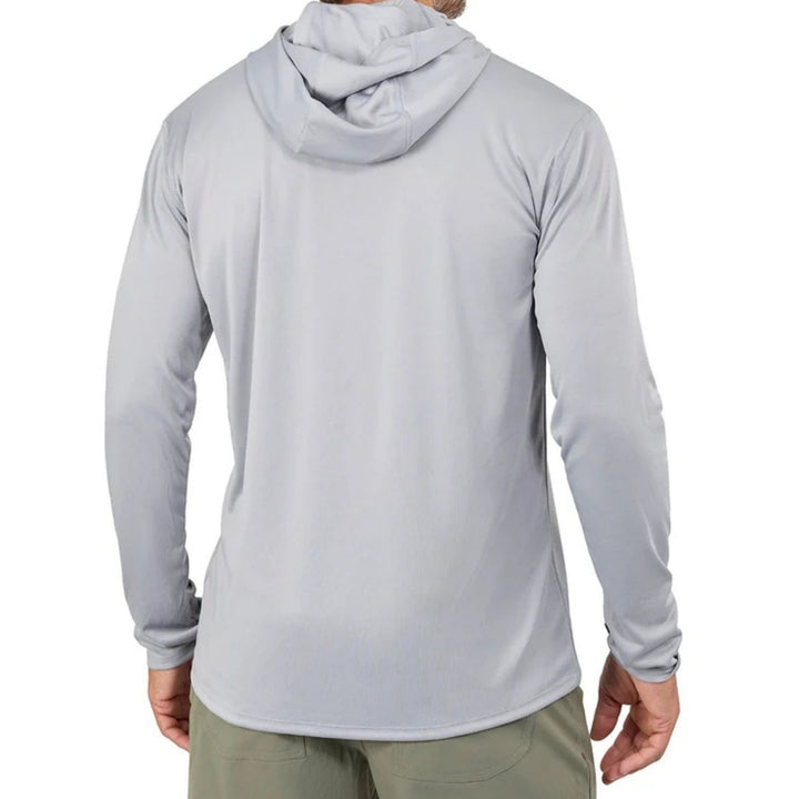 Men's Functional Long Sleeve Hoodie with Integrated Face Protection
