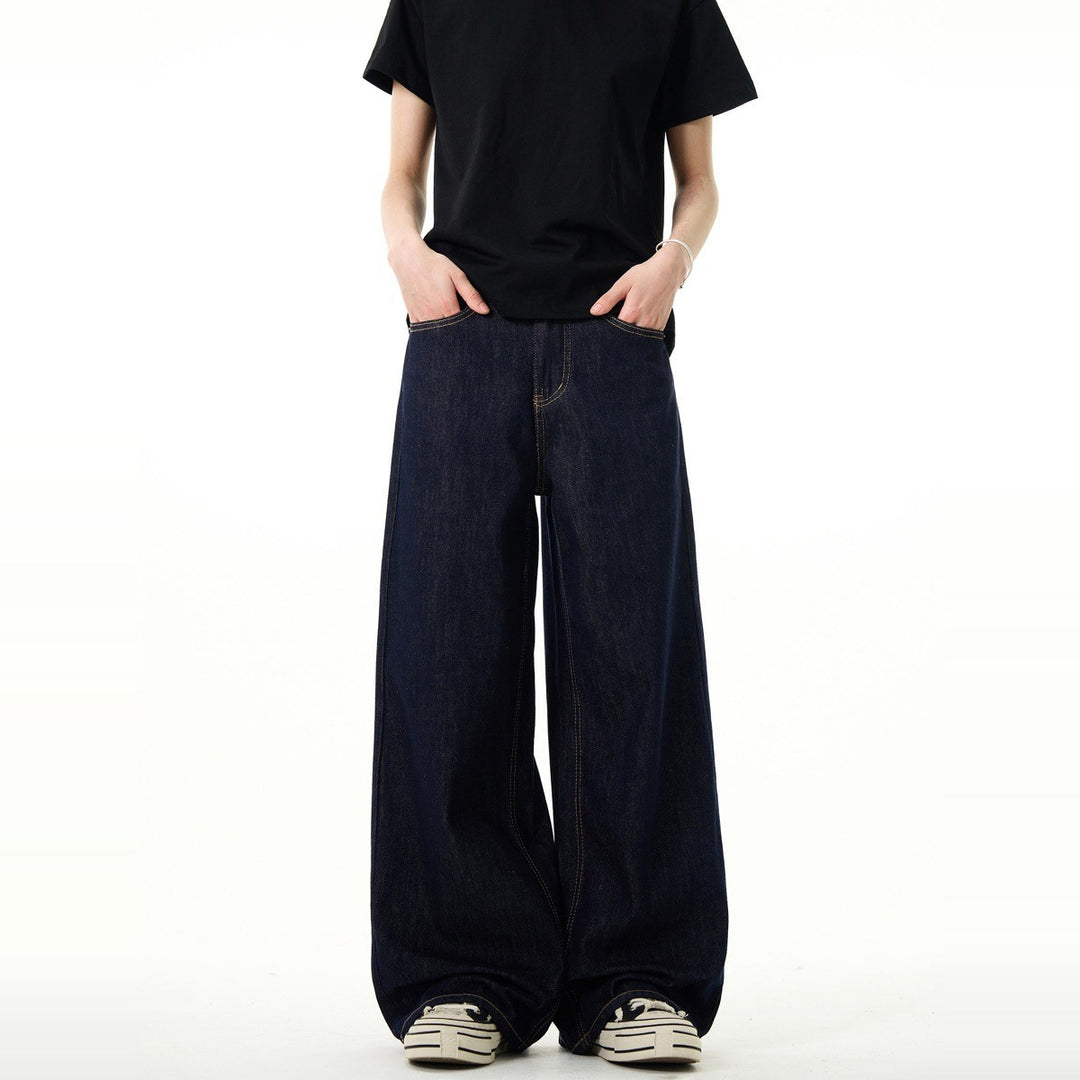 Women Wide Cut Denim Pants Mune Fashion