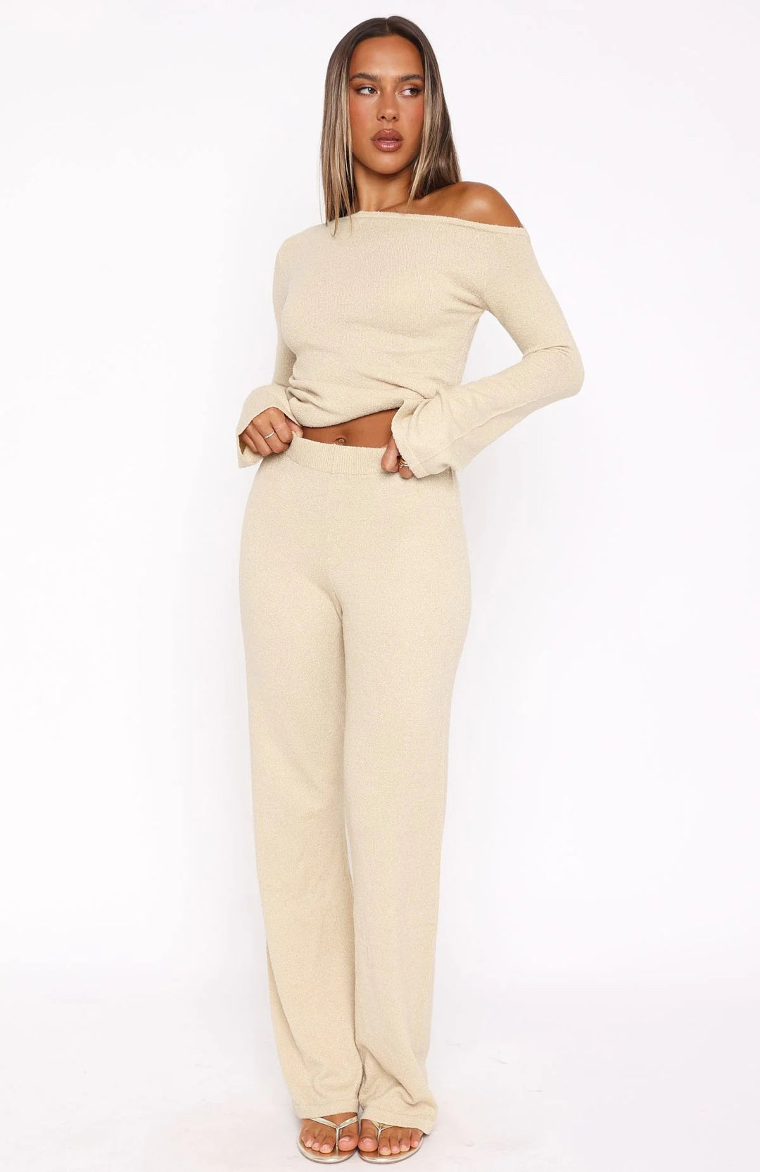 Women's Elegant and Fashionable Knit Suit Mune Fashion