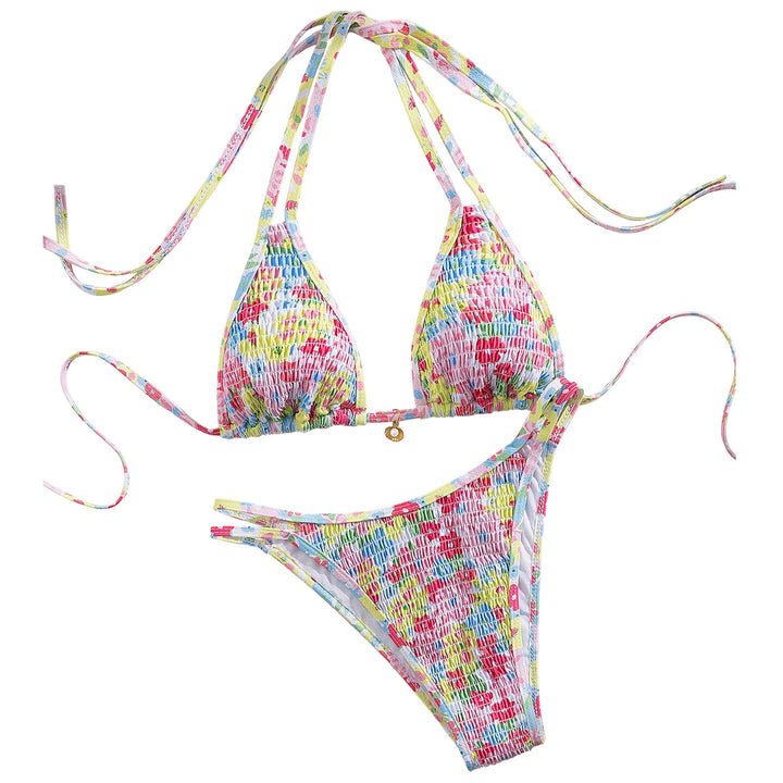 Women's Colorful Triangle Bikini Mune Fashion