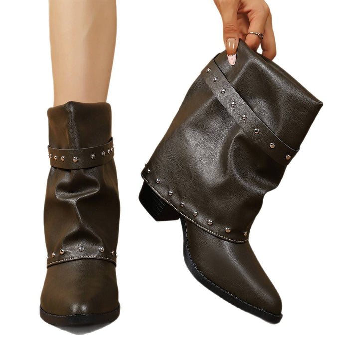 Women Fashionable and Stylish Ankle Boots Mune Fashion