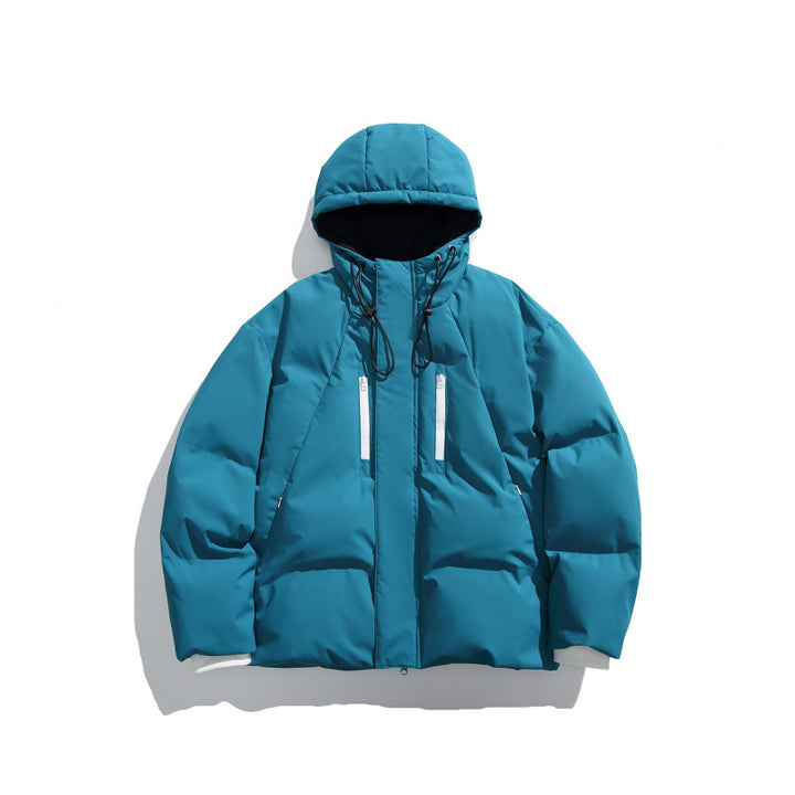 Unisex Kastige padded hoodie jacket with thermal insulation, water-repellent zippers, and drawstring Mune Fashion