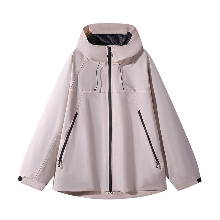 Men's Double Layer Colorblock Softshell Hooded Jacket in Urban Outdoor Cut Mune Fashion