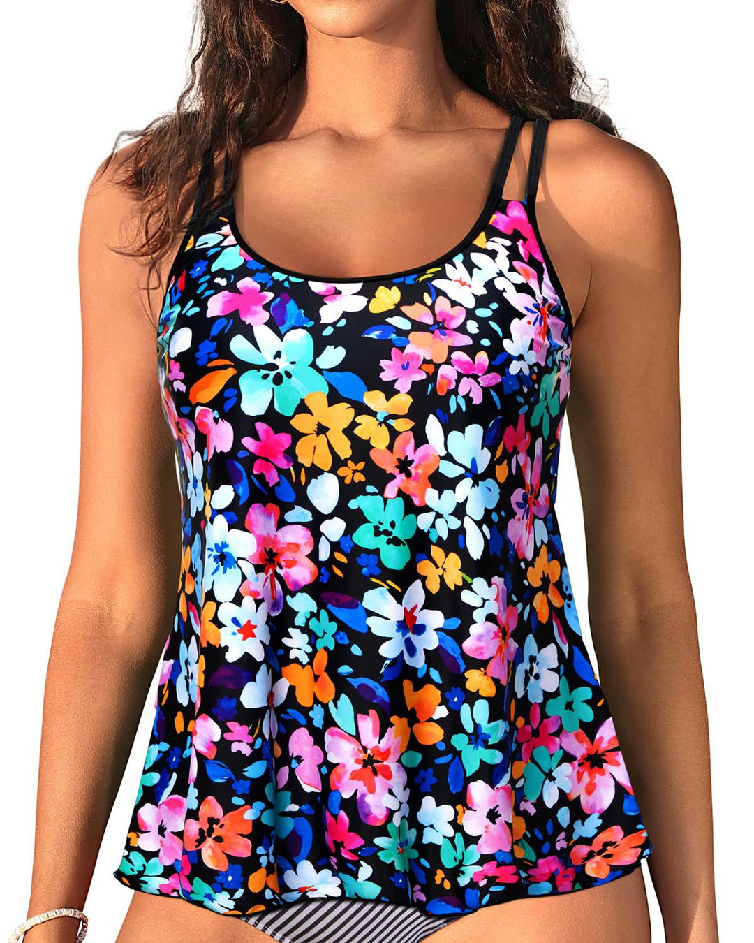 Women's sporty tank top with adjustable straps Mune Fashion