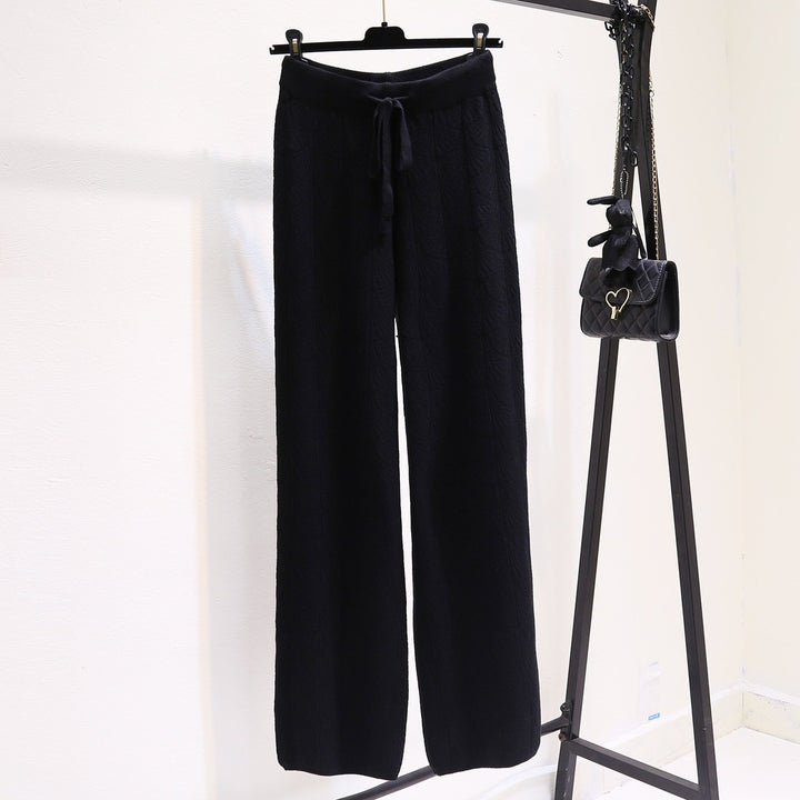 Women Wide and Comfortable Jersey Pants Mune Fashion