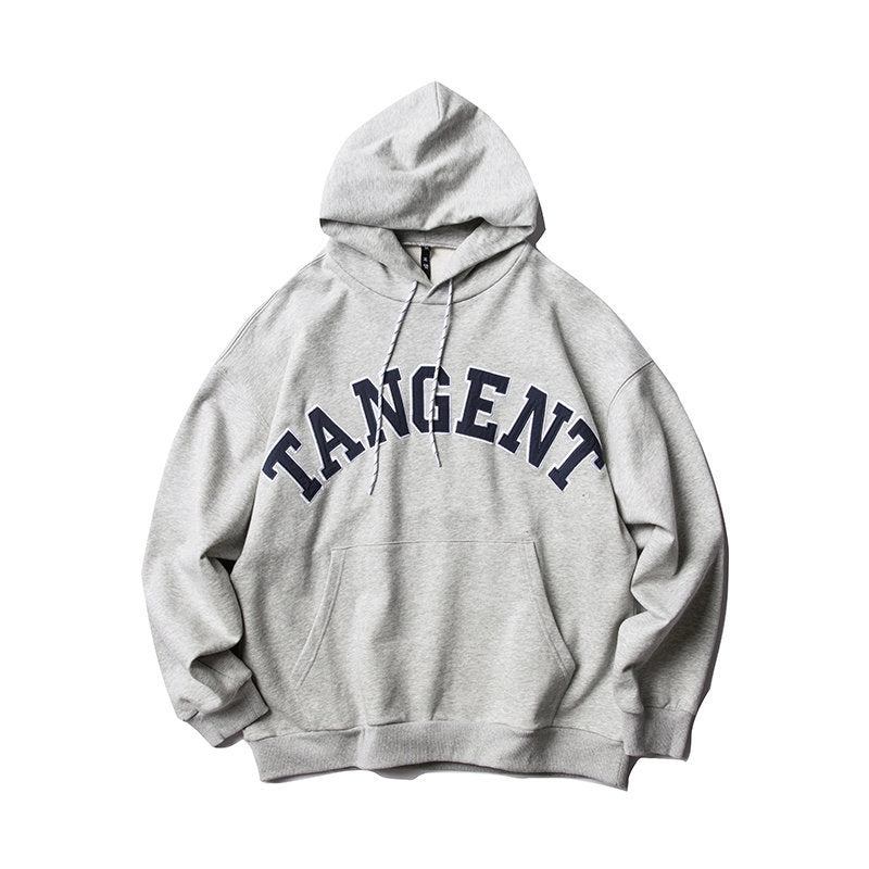 Unisex Oversized Hoodie in Collegiate Look with Kangaroo Pocket and Contrast Drawstring Mune Fashion