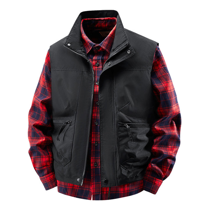 Men's multifunctional outdoor jacket with high collar Mune Fashion