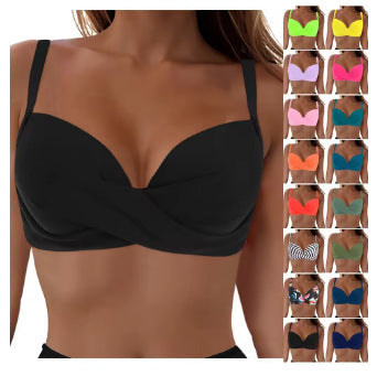Ladies Elegant Bikini Top with Wrap Design Mune Fashion
