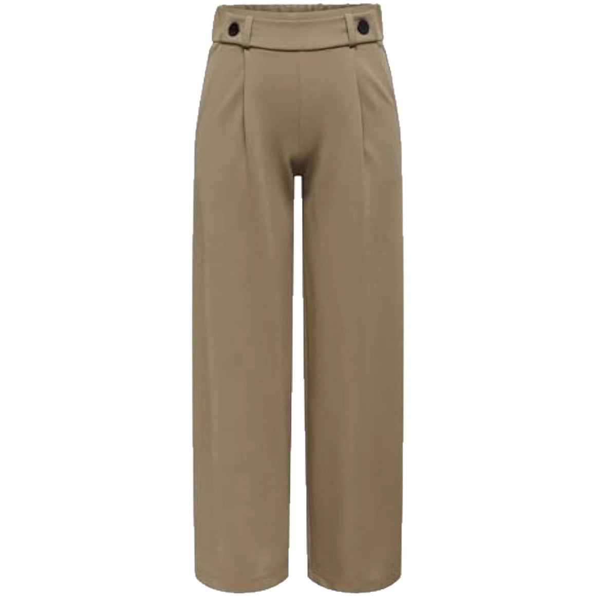 Women Elegant Wide Pants with Button Details Mune Fashion