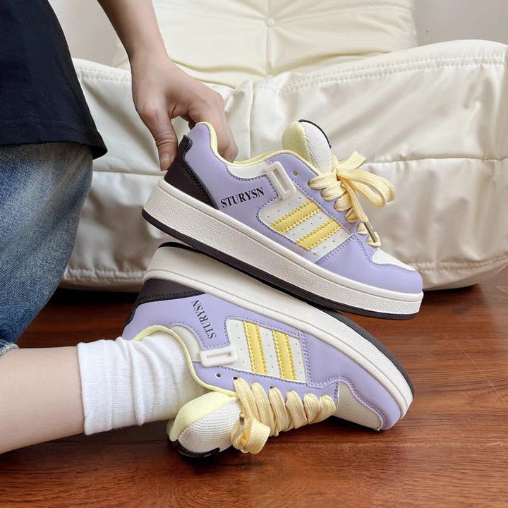 Women Sneakers in fashionable retro style with soft padding Mune Fashion
