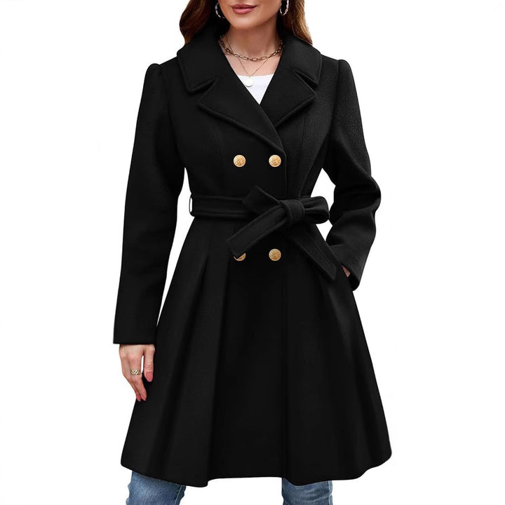 Women's Elegant Double-Breasted Coat