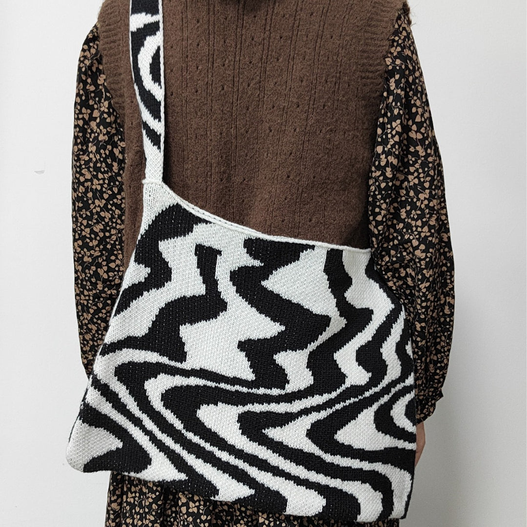 Women's bag with geometric pattern Mune Fashion