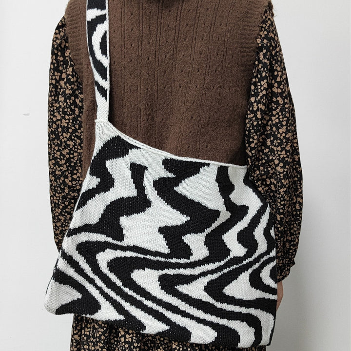 Women's bag with geometric pattern Mune Fashion