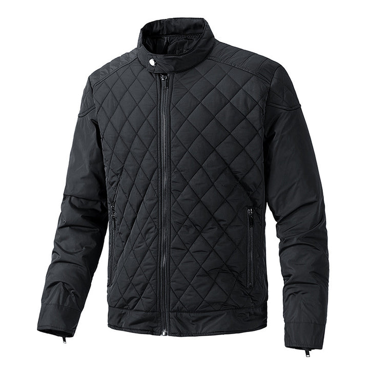 Men's quilted jacket with high collar and waterproof features Mune Fashion