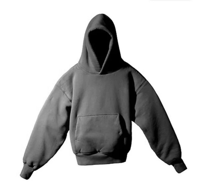 Unisex nan Boxy Hoodie with overlapping hood, concealed kangaroo pocket and ribbed cuffs Mune Fashion