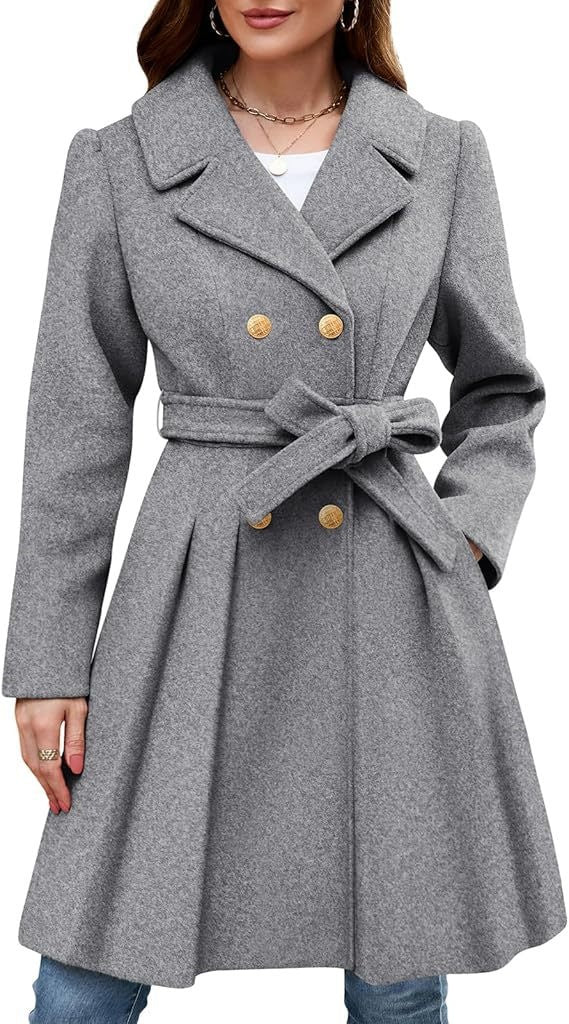 Women's Elegant Double-Breasted Coat