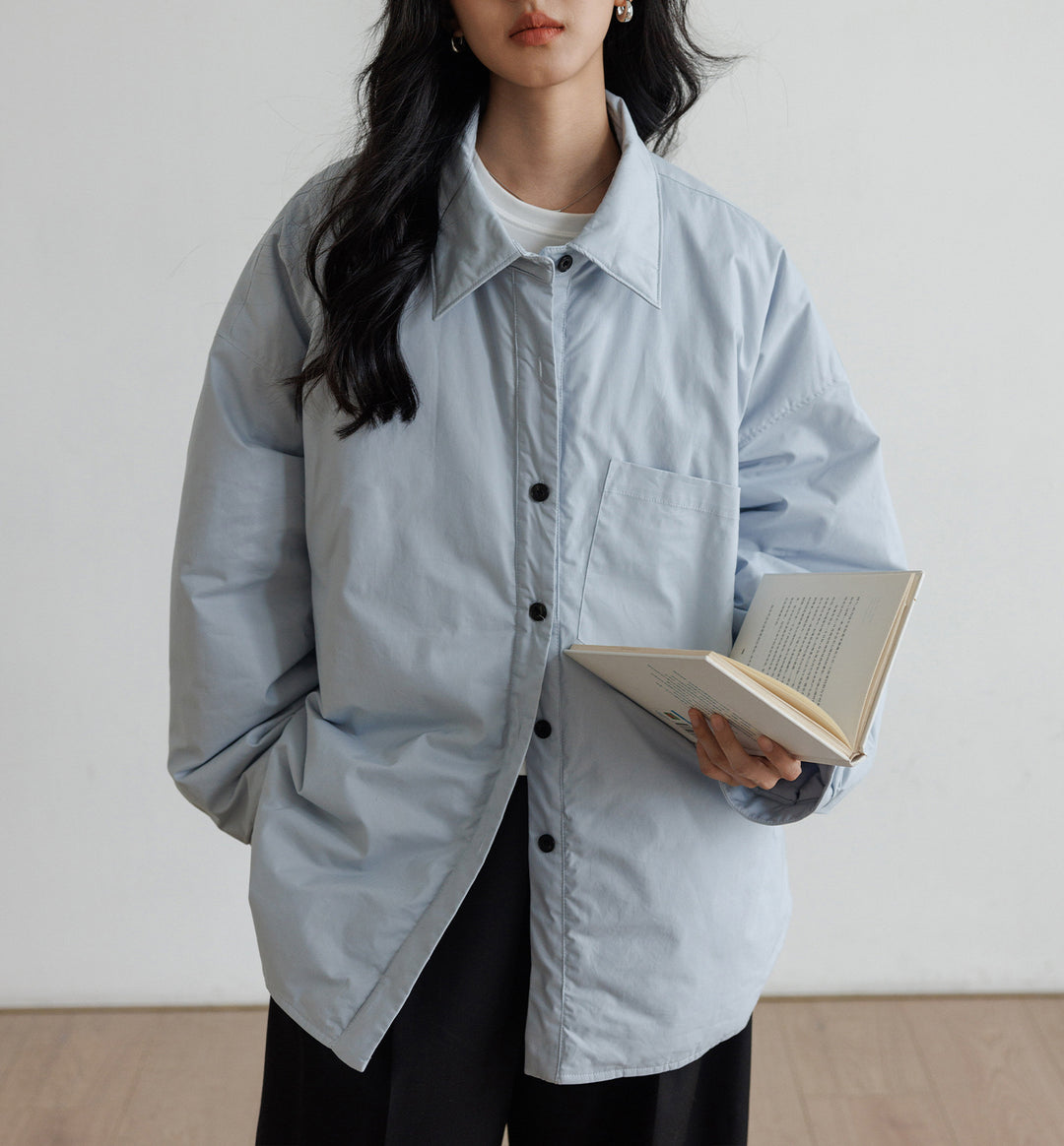 Women's Oversized Blouse with Button Detail Mune Fashion