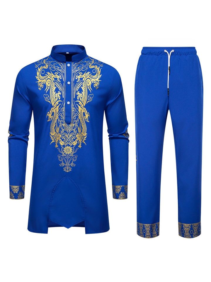 Men's Tunic and Leisure Trousers Set Mune Fashion