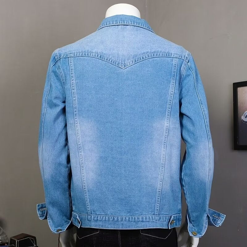 Men's Classic Denim Jacket with Modern Details Mune Fashion