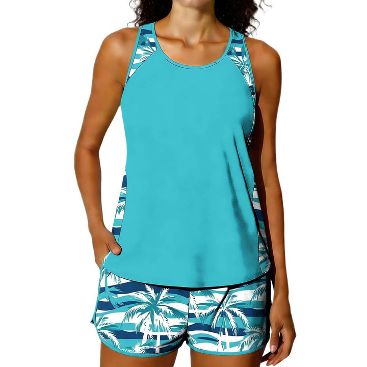 Damen Sportliches Tank-Top mit Shorts Echo Archiv