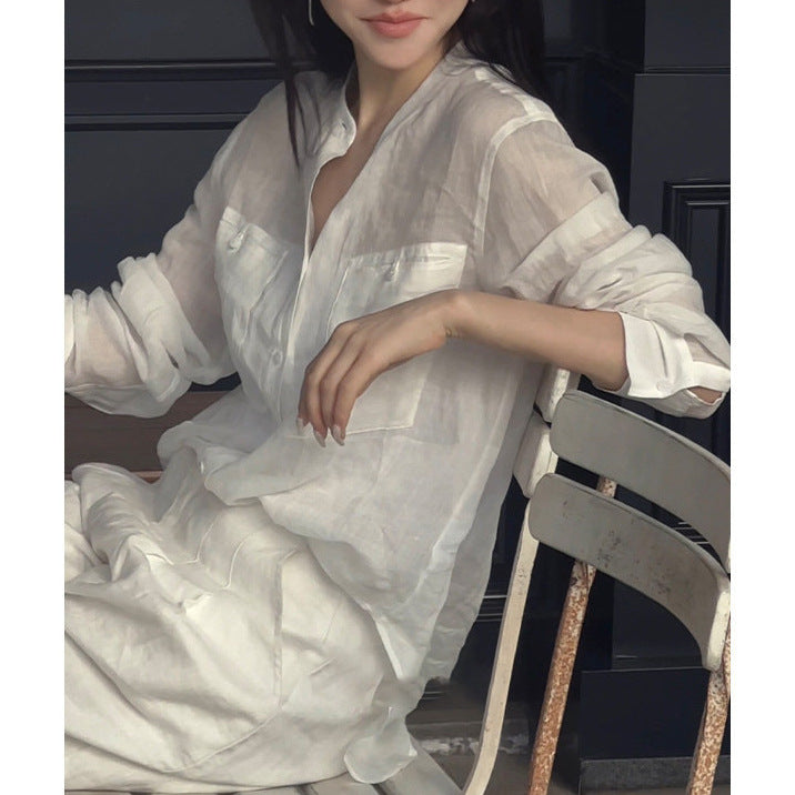 Women Airy Wide Linen Pants Mune Fashion