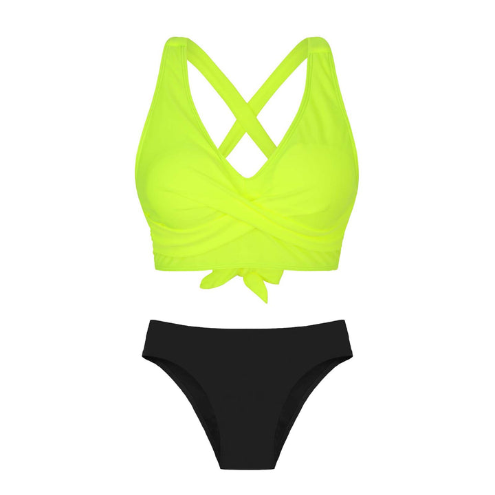 Women's Two-Piece Swimsuit with Floral Design Mune Fashion