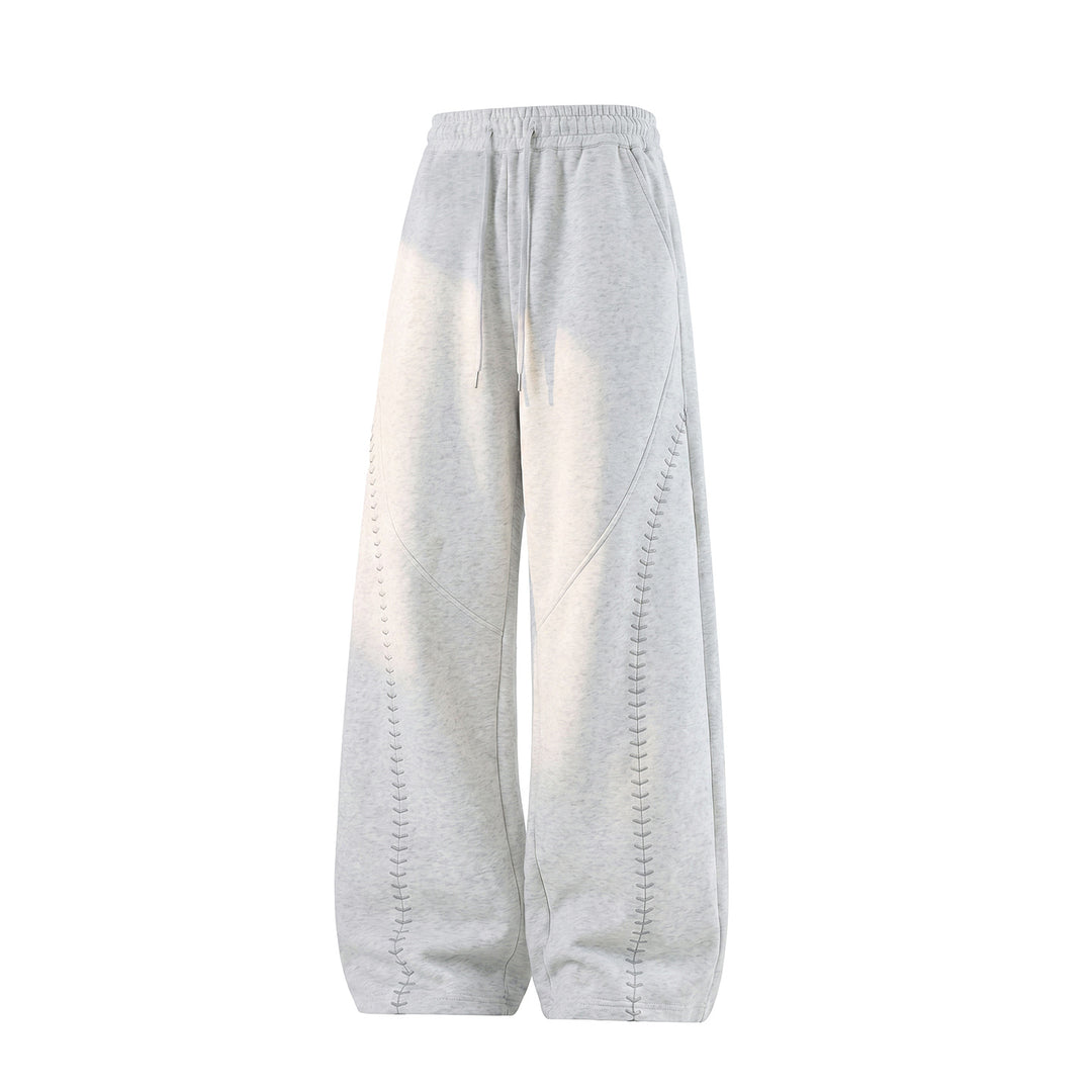 Unisex Extra wide Jogger Palazzo Pants with elastic waistband and contrast stitching Mune Fashion