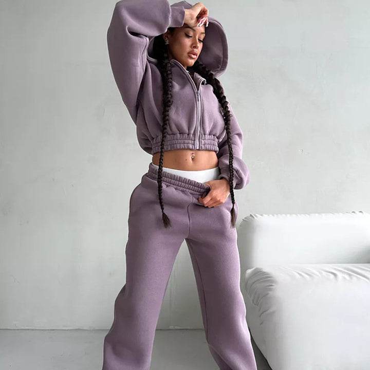 Women's Sporty Hoodie Overall Mune Fashion