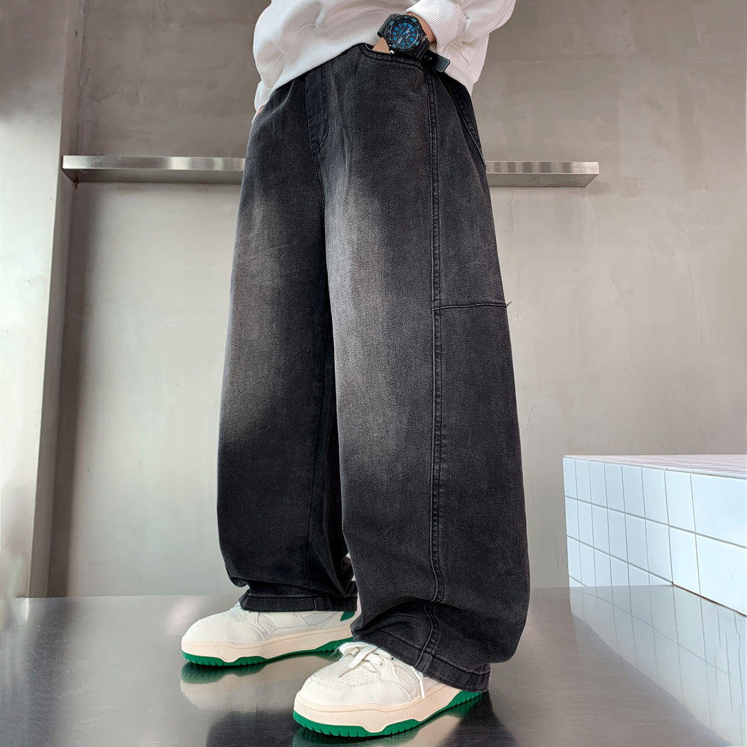 Unisex loose denim pants with wide cut Mune Fashion