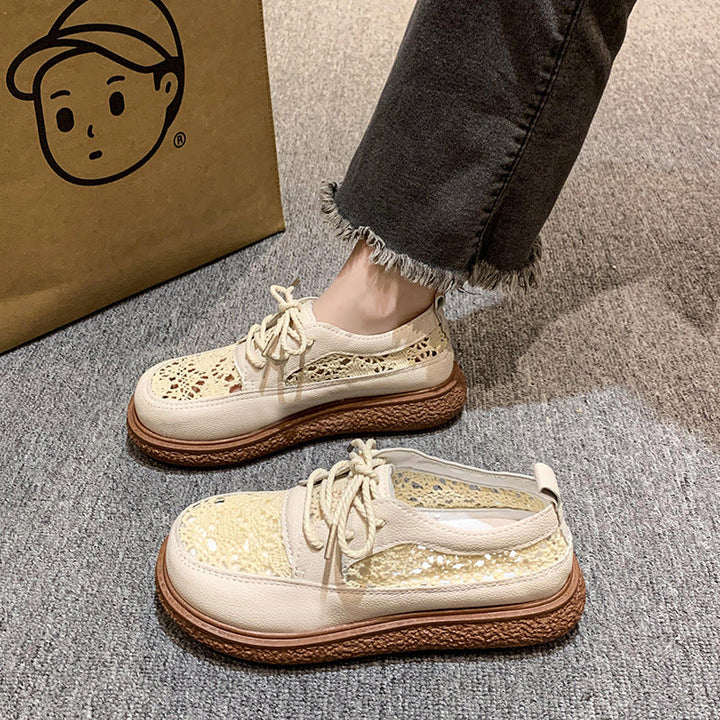 Women Comfortable Leisure Sneakers with Breathable Surface Structure Mune Fashion