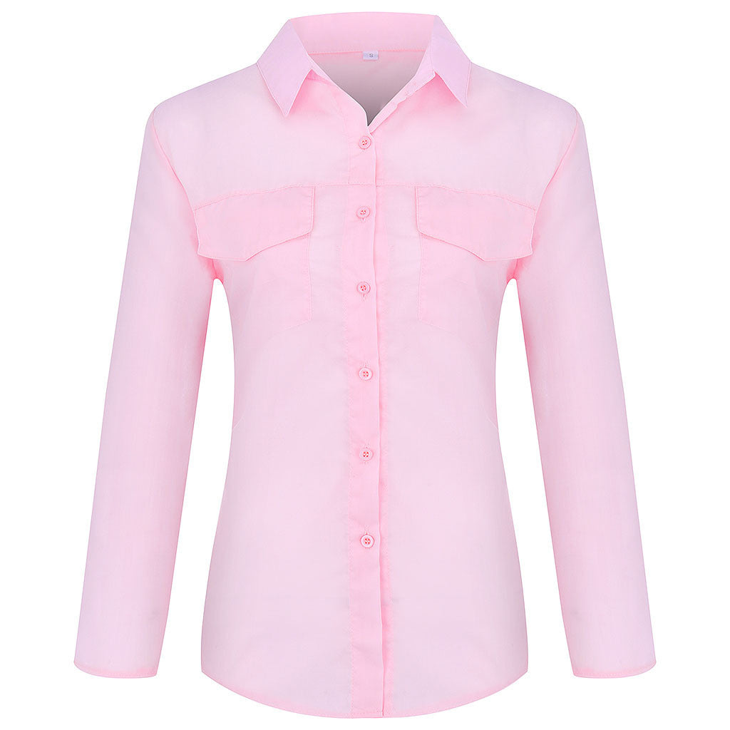 Ladies Long Sleeve Blouse Mune Fashion