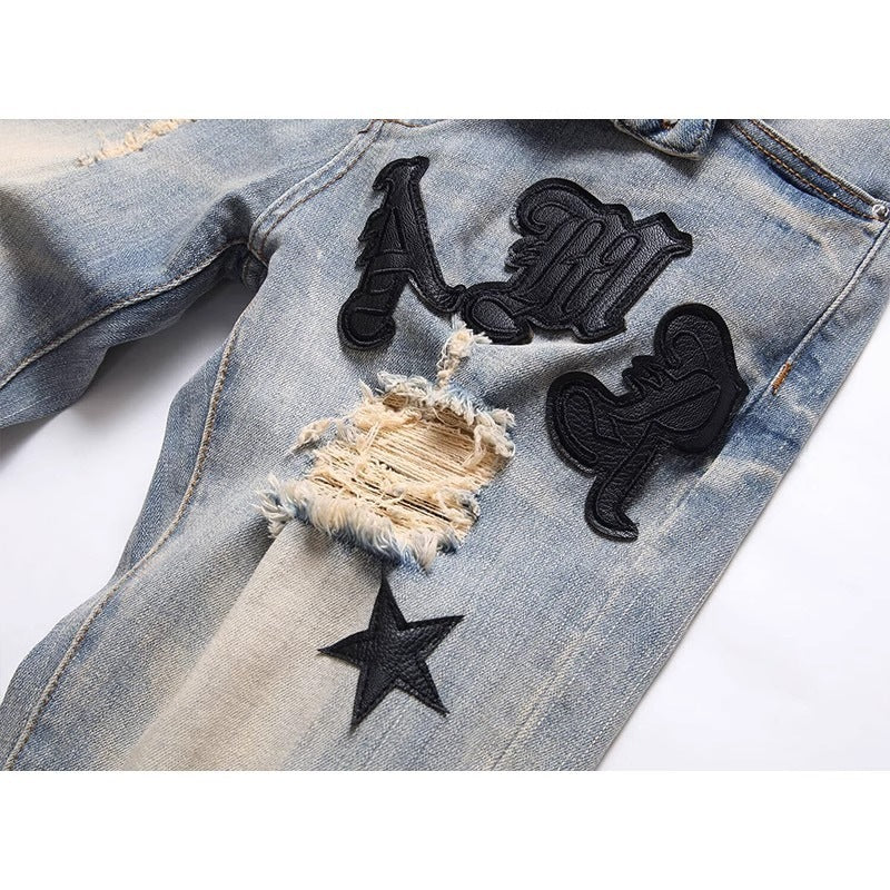 Men's Fashion Slim-Fit Jeans Mune Fashion