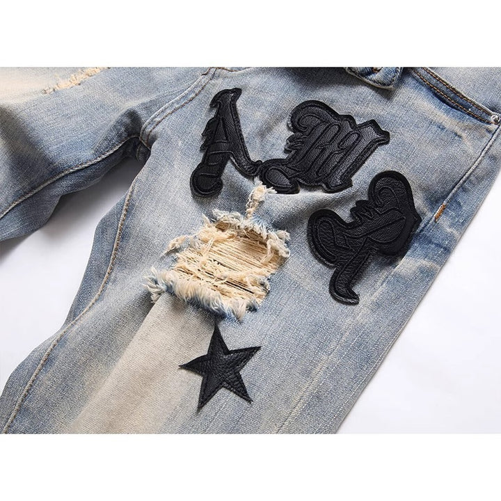 Men's Fashion Slim-Fit Jeans Mune Fashion