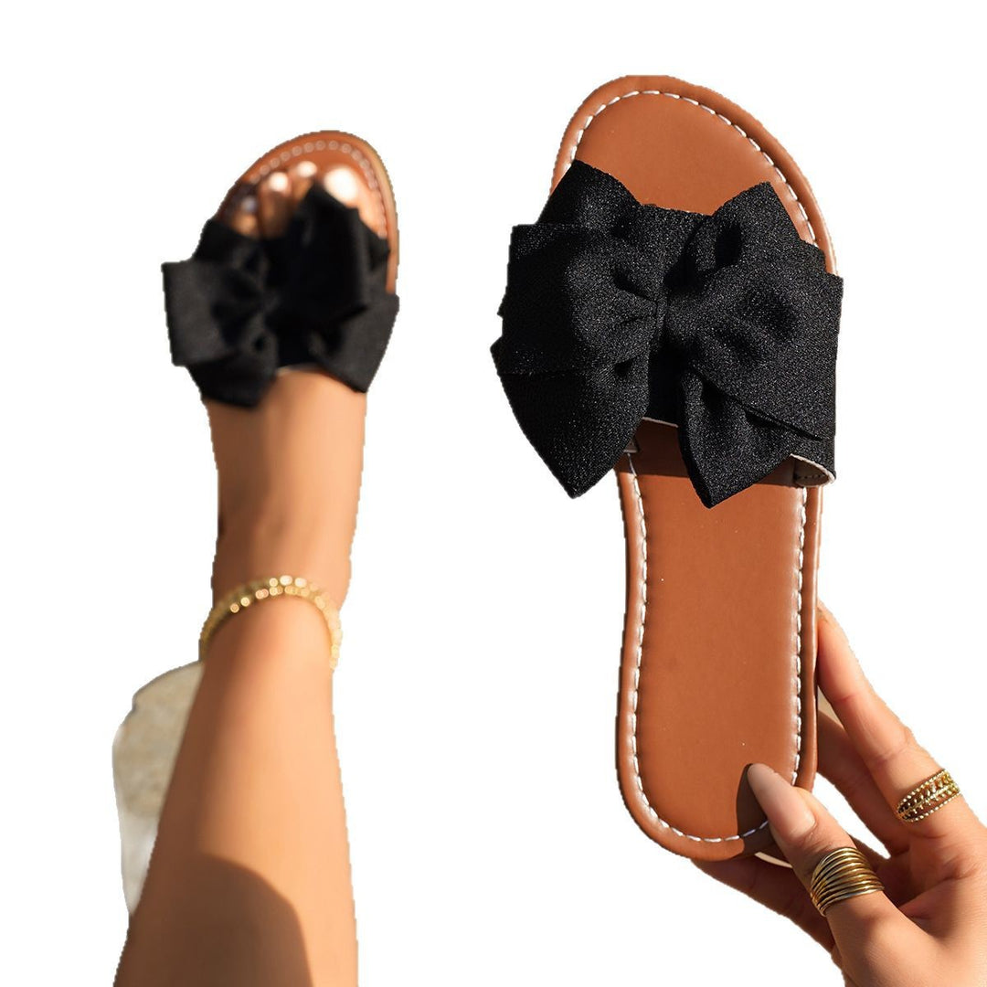 Women’s playful bow slippers with padded comfort insole Mune Fashion