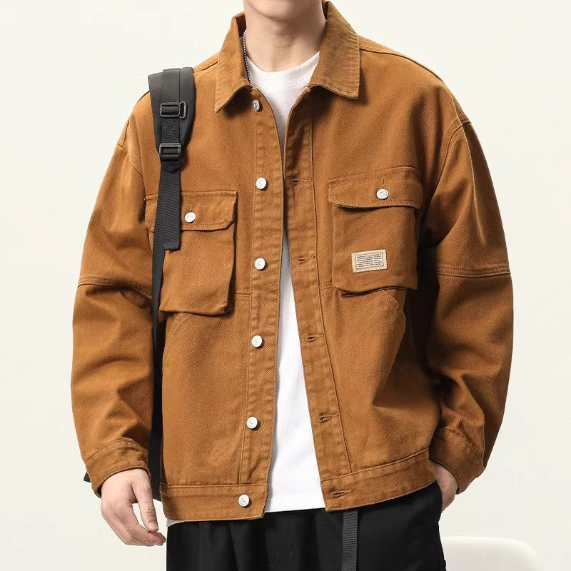 Men's Casual Utility Jacket with Practical Pockets Mune Fashion