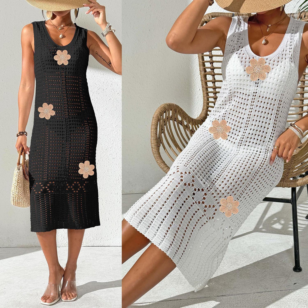 Women Lace Crochet Dress Mune Fashion