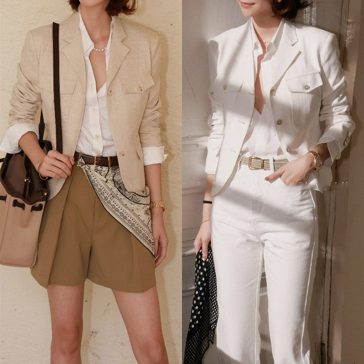 Women Elegant Blazer with versatile styling options Mune Fashion