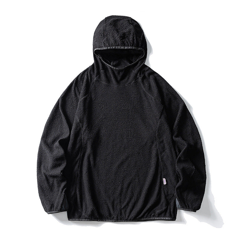 Unisex Oversize Teddy-Fleece Hoodie with hood, elastic hem and raglan sleeves Mune Fashion