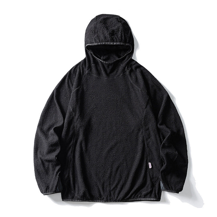 Unisex Oversize Teddy-Fleece Hoodie with hood, elastic hem and raglan sleeves Mune Fashion