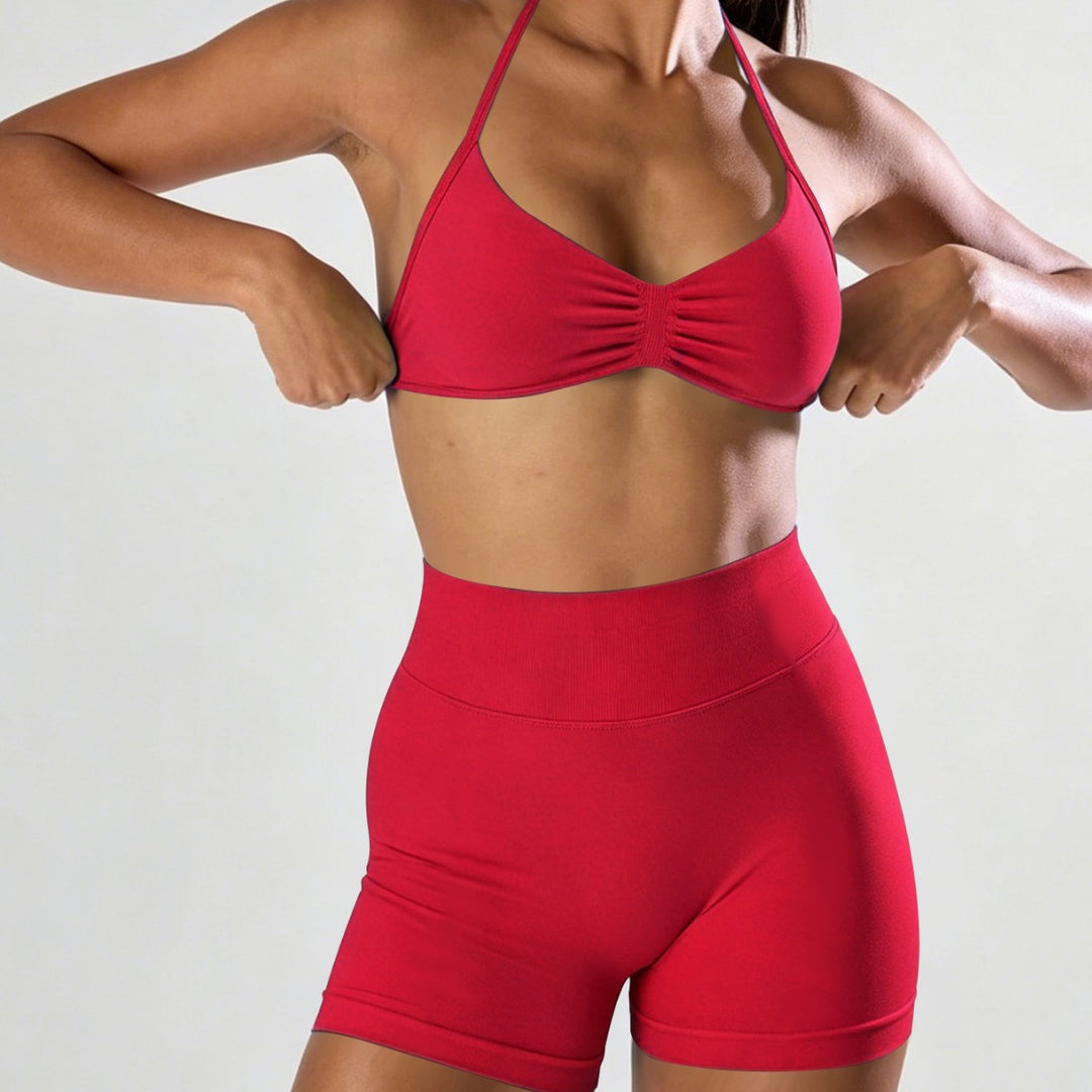 Women's Sporty Bikini with Padded Top and High Waist Mune Fashion