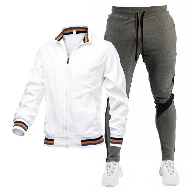 Men's Sporty Track Jacket and Jogging Pants Set Mune Fashion